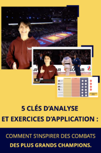 Visuel du cadeau sur les clés d'analyse des combats de judo des plus grands champions