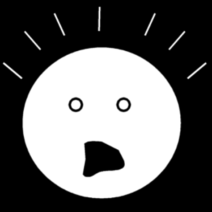 picto d'un judoka qui stress ou qui a peur