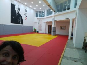 Photo du dojo de Flam Maroc à Marrakech, fondé par Laurent Mathieu