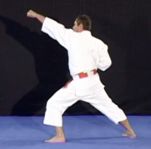 Coup de poing atemi en jujitsu Maite Tsuki