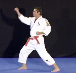Coup de poing atemi en jujitsu Yoko Uchi
