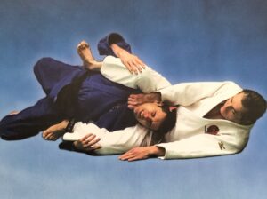 Etranglement de judo shime-waza par Frédéric Bourgoin 7ème dan
