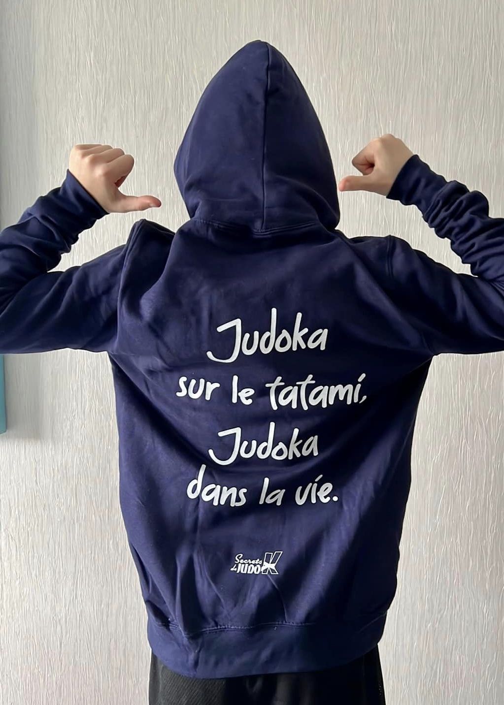 Sweat à Capuche Judo - Design Humoristique Pour Judoka - Cadeau Idéal