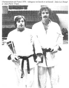 Jean-Pierre Tripet et Jean-Luc Rouget champions de France 1976