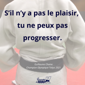 Citation judo du judoka Guillaume Chaine, champion olympique par équipe mixte