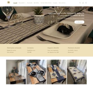 Site internet de Anne-Fatoumata Mbairo pour son entreprise Keur nani