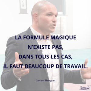 Citation de Laurent Meseguer, auteur du livre de préparation mentale "Gagne !" pour le judo